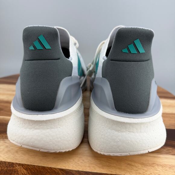 Adidas Ultraboost 5X Running Shoes Men\'s 13 Core White Pure Teal JI3244 NEW main image 4